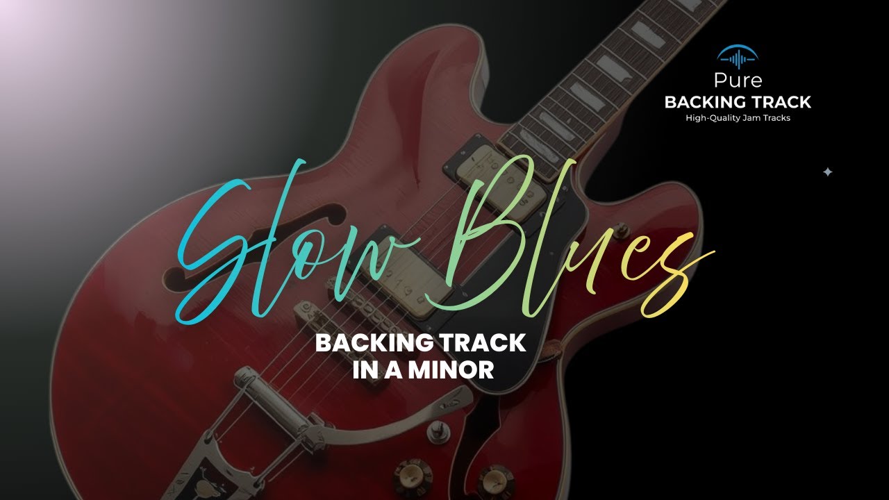 🎸A Minor Slow Blues Backing Track  | Jam Track