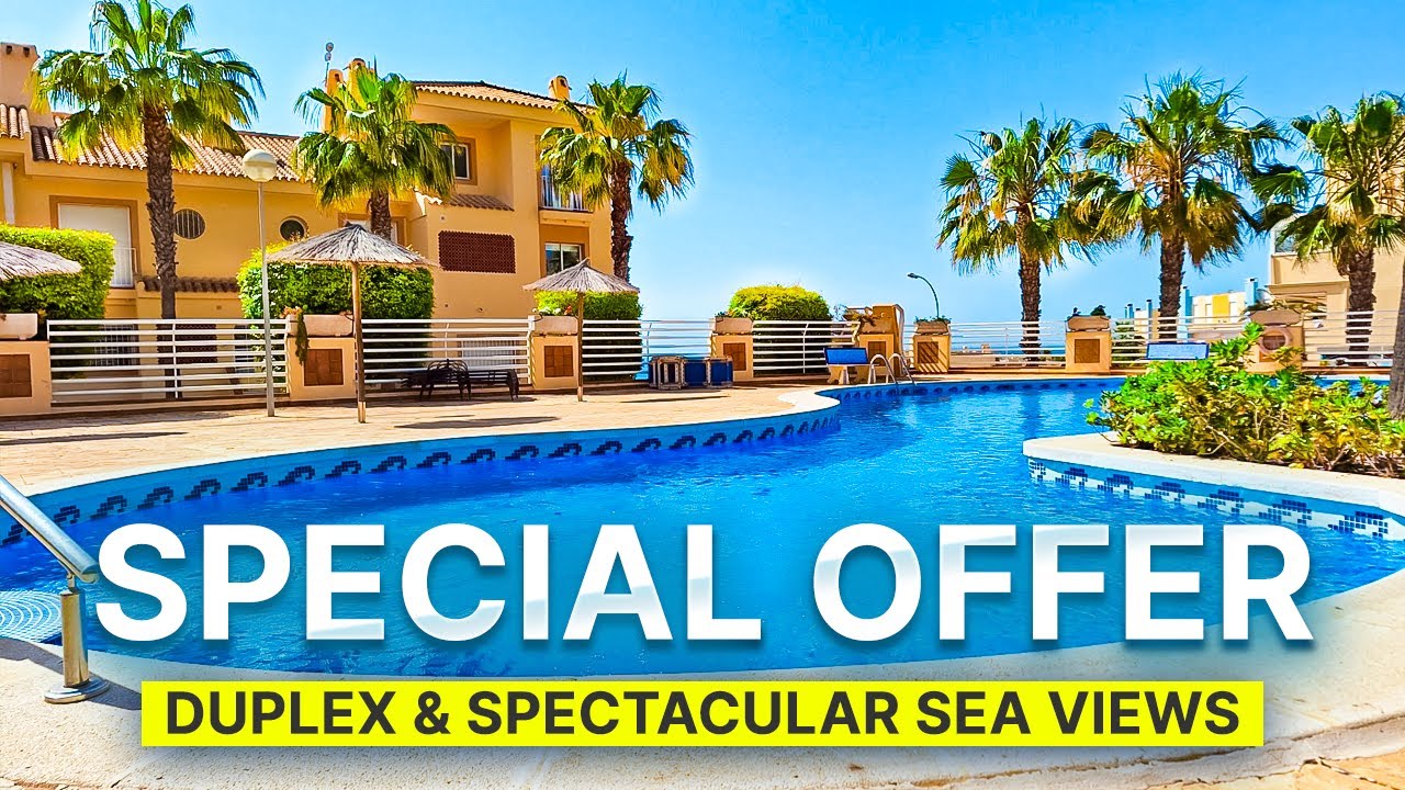 Beautiful Duplex with Spectacular Sea Views in Orihuela Costa Spain Costa Blanca Real Estate