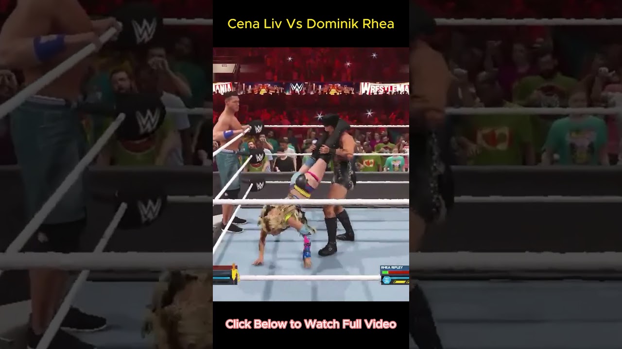 Смешанный командный матч &mdash; Джон Сина, Лив Морган против Доминика Риа и Рипли | WWE 2k25