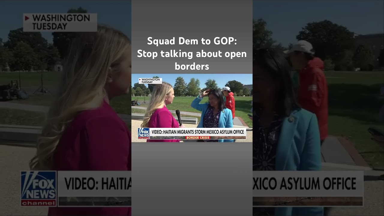'GET TO WORK': Squad member blames REPUBLICANS for migrant crisis 