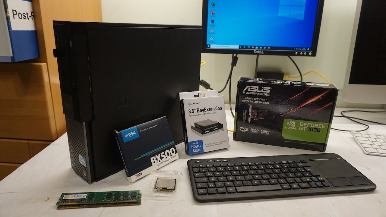 Dell Optiplex 960 SFF Upgrade (Core2Quad Q8300/GT 1030/SSD/RAM)