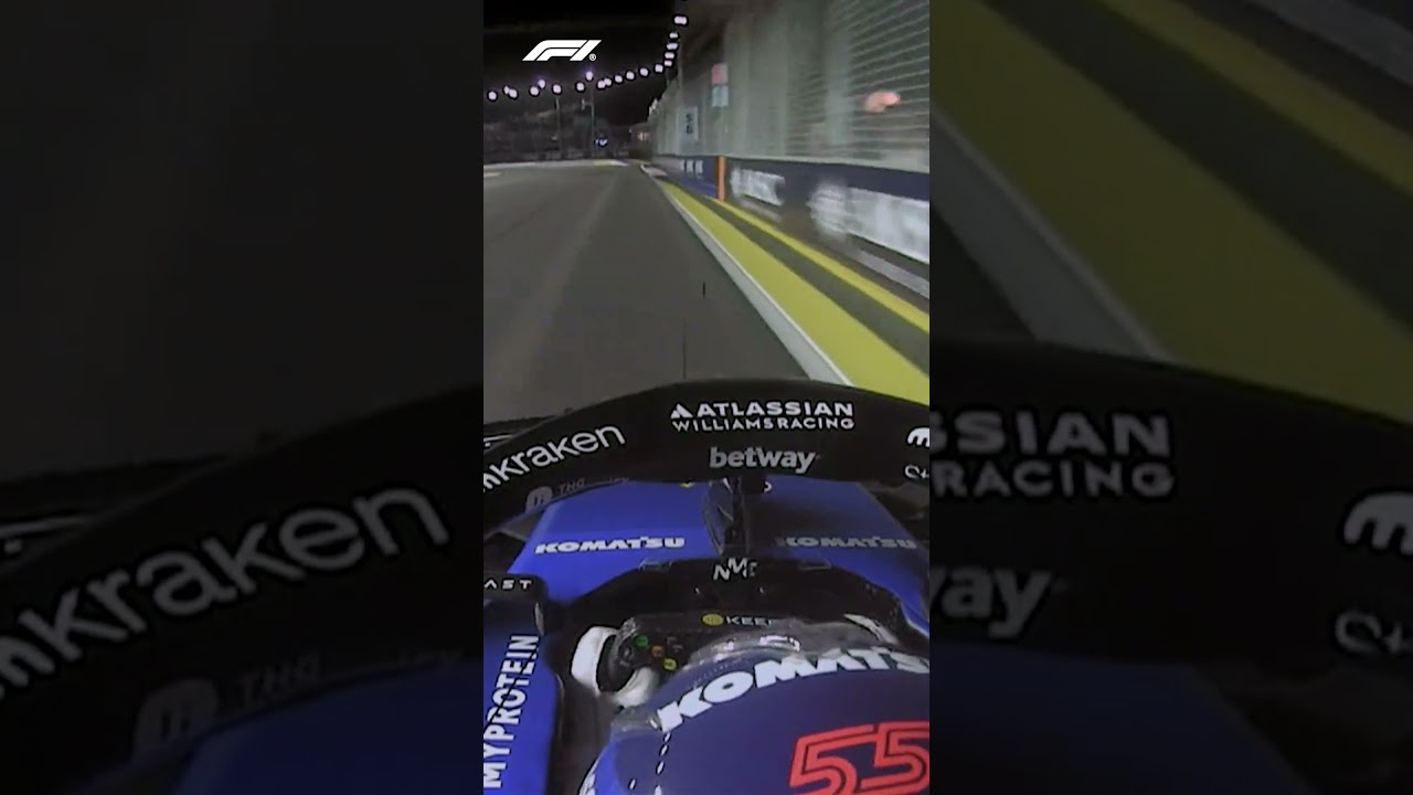 Ride onboard with Carlos under the lights during the most demanding race weekend on the calendar 🥵