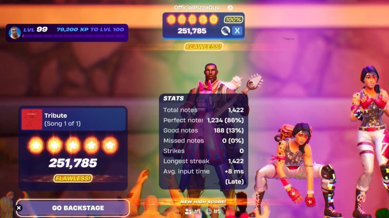 Tribute by Tenacious D - Lead 100% Flawless | Fortnite Festival