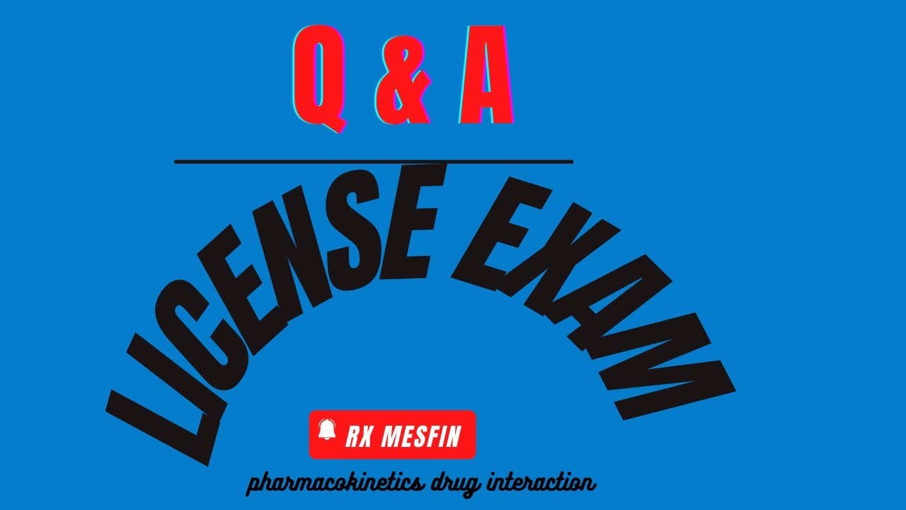 Question and Answer of License Exam for Pharmacist