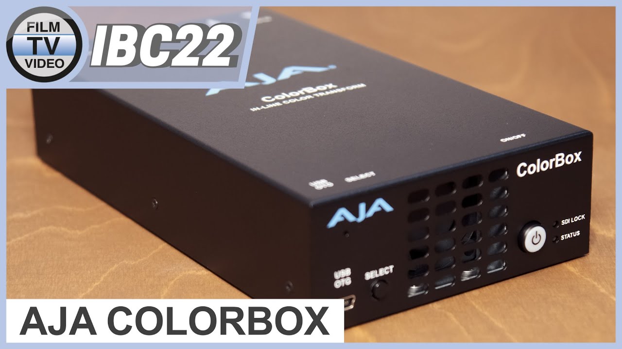 IBC2022: Aja Colorbox
