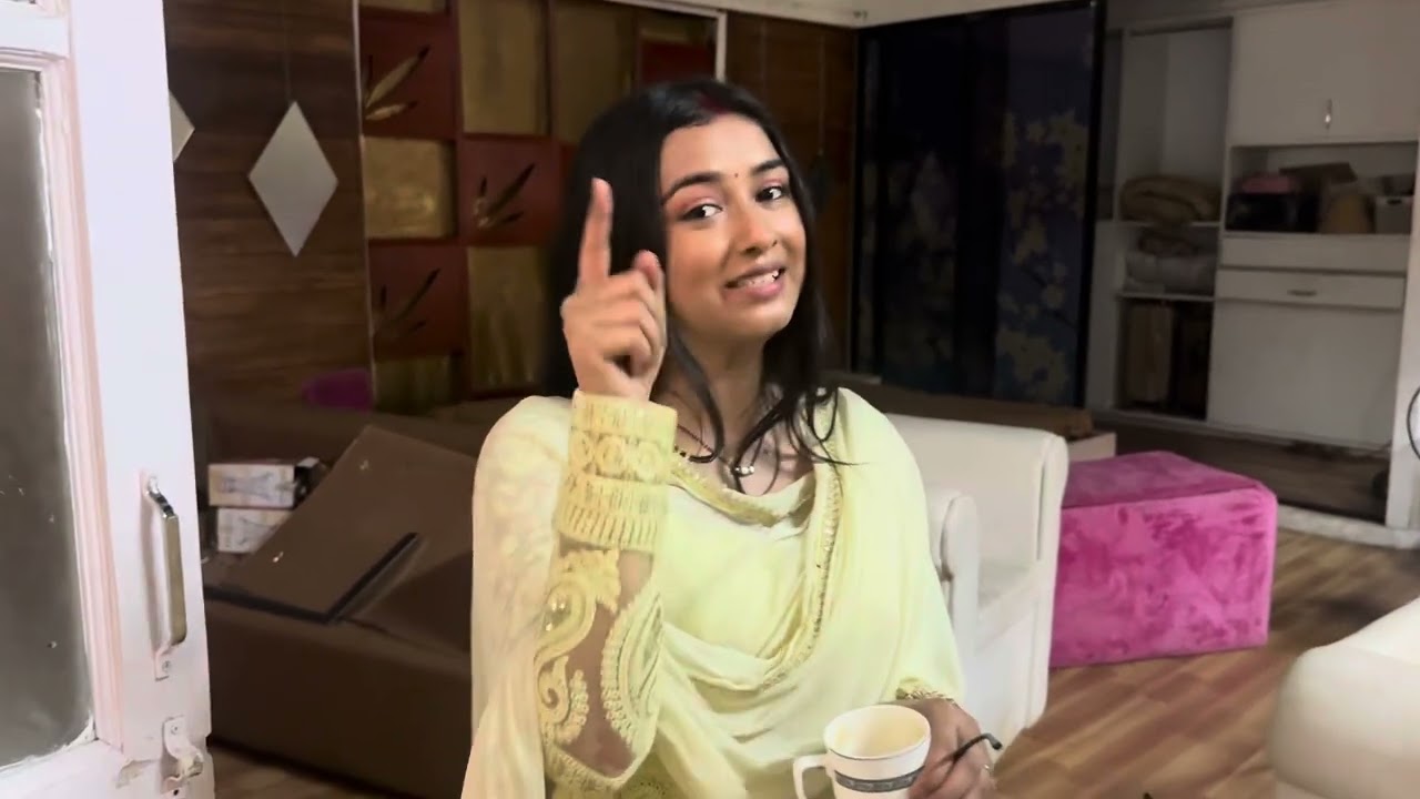 मन सुंदर का SET TOUR ❤️ मेरे साथ देखिए हमारा सेट…..❤️🌺#MANNSUNDER SERIAL #TOUR #behindtheseen bby