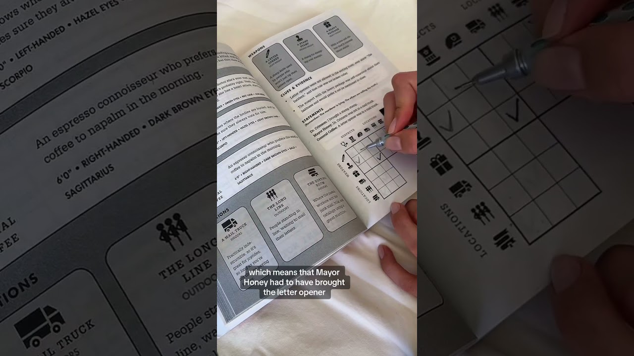 Solve no. 26 with ease! #murdle