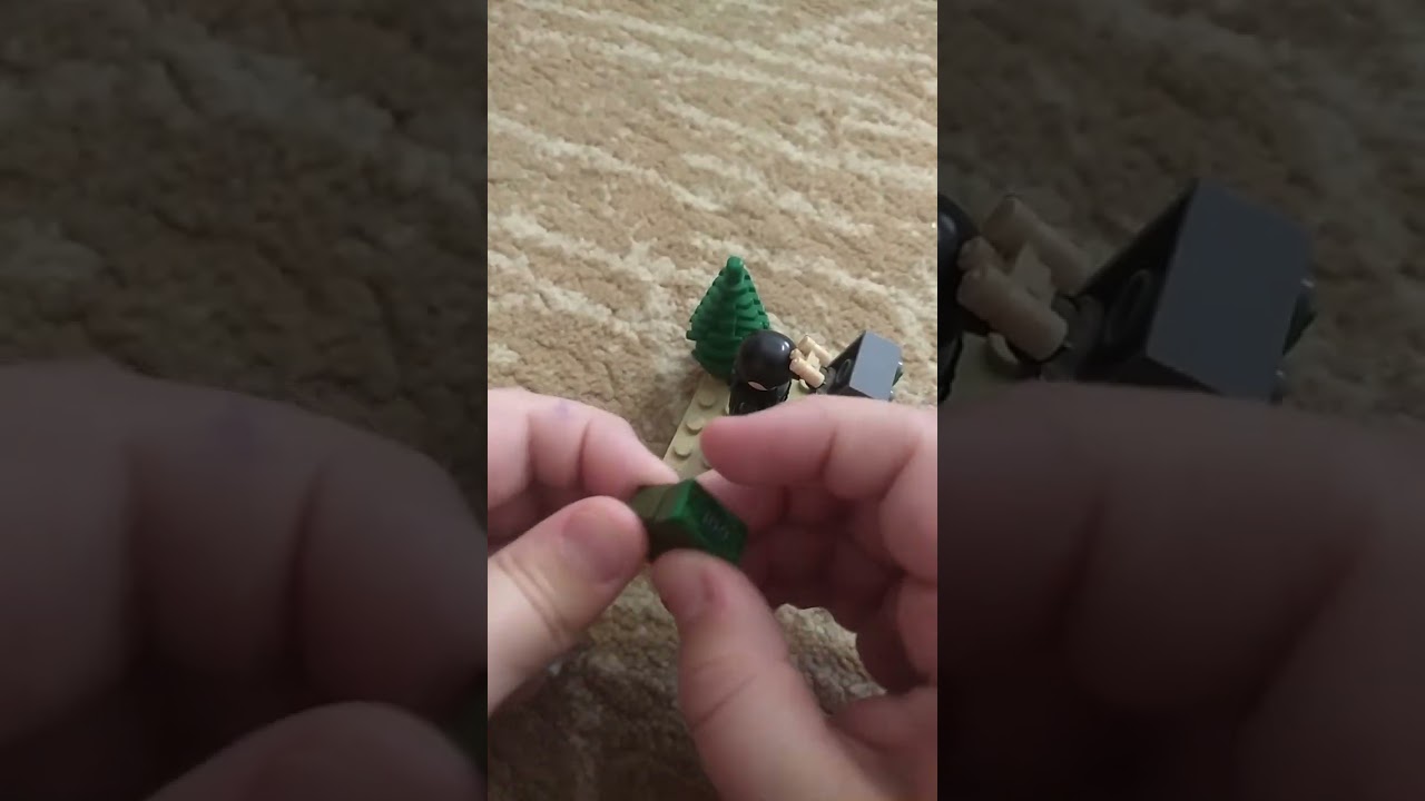 собираем Лего военного!