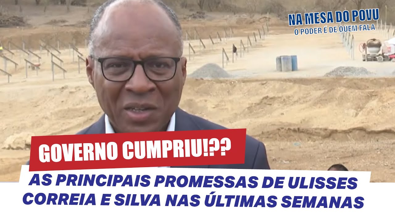 As principais promessas de Ulisses Correia e Silva nas últimas semanas
