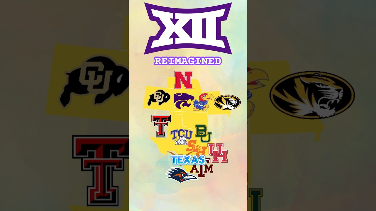 BIG 12 Football Conference Realignment #collegefootball #sec