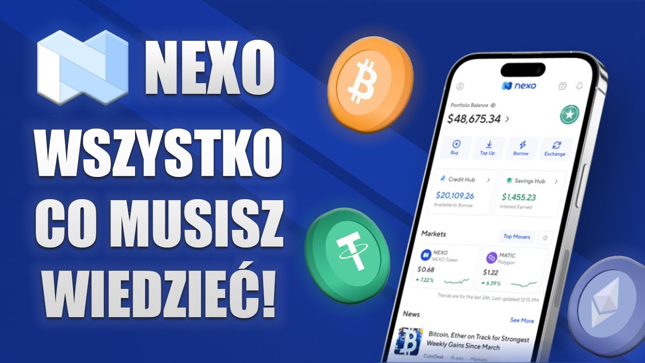 Platforma NEXO w 5 min! Zarabianie Pasywne w Krypto i Pożyczki + 10 000 Satoshi Bonus!