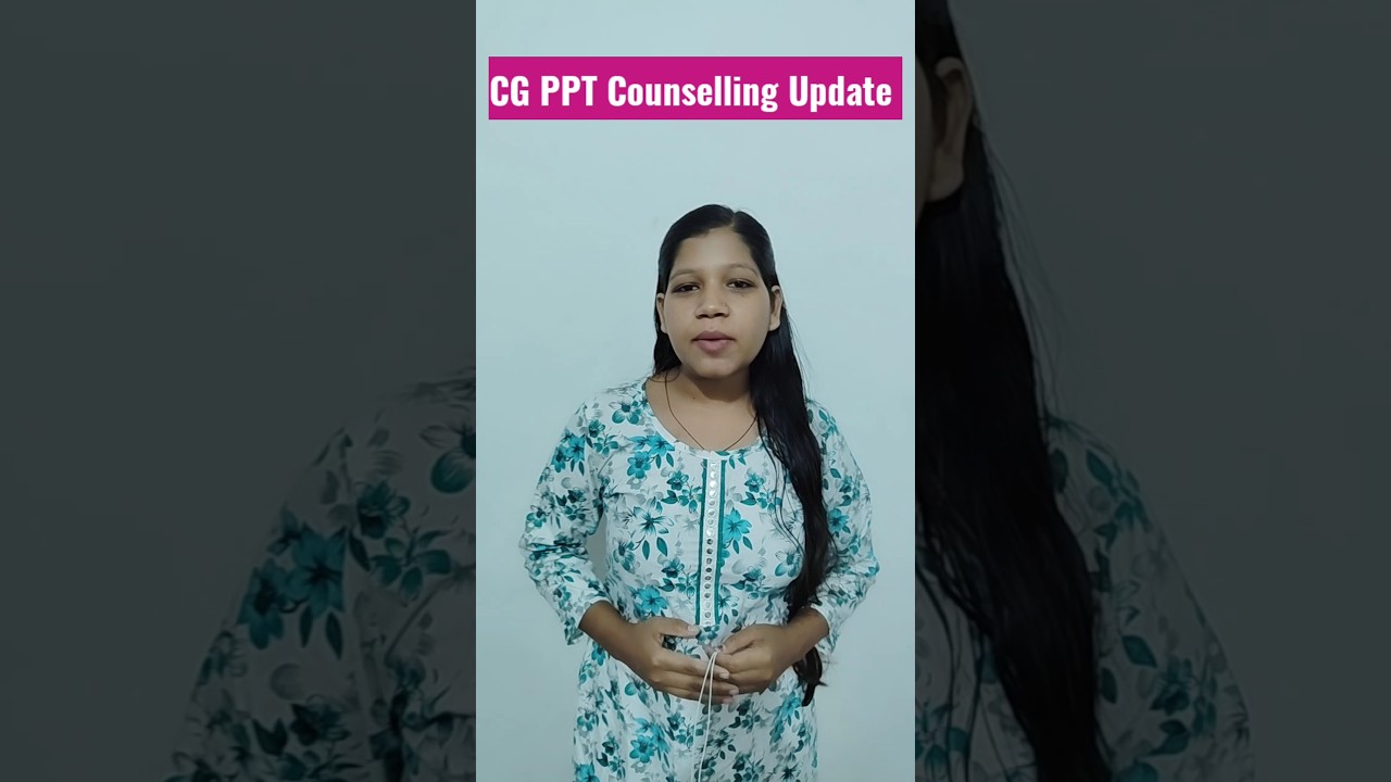 CG PPT Counselling Dates Released #viralshorts #shortvideo #youtubeshorts