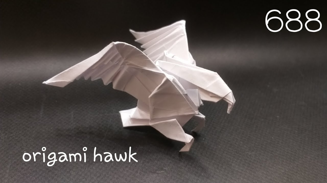 Орігамі яструб origami hawk