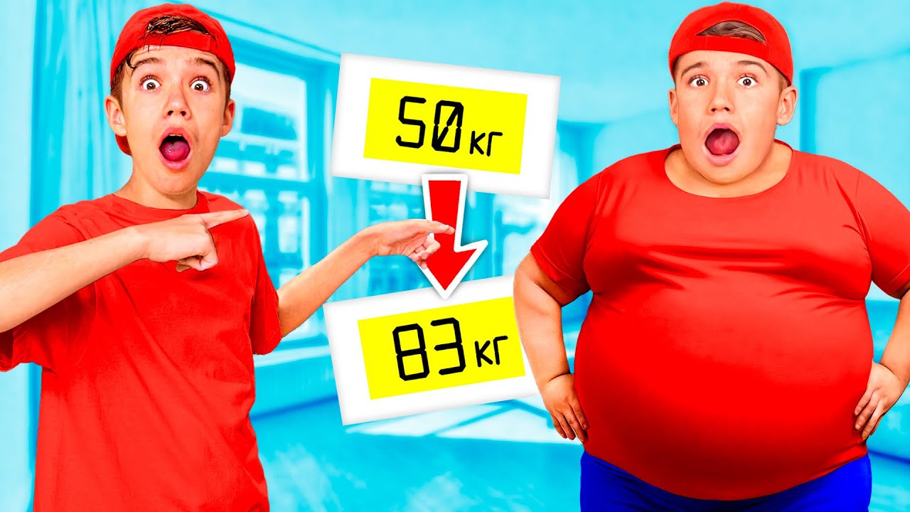 WER NIMMT SCHNELLER ZU IN 24 STUNDEN CHALLENGE