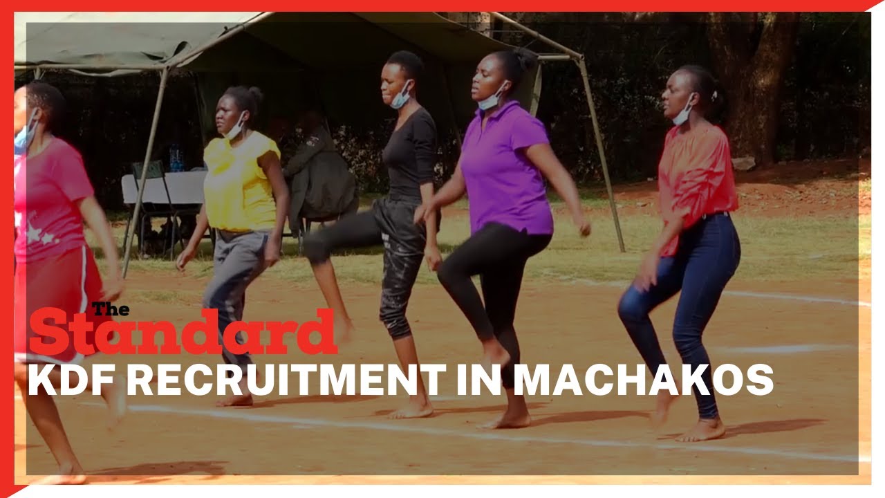 1 lady among the only 7 that sailed through in KDF recruitment, Kangundo Sub County, Machakos