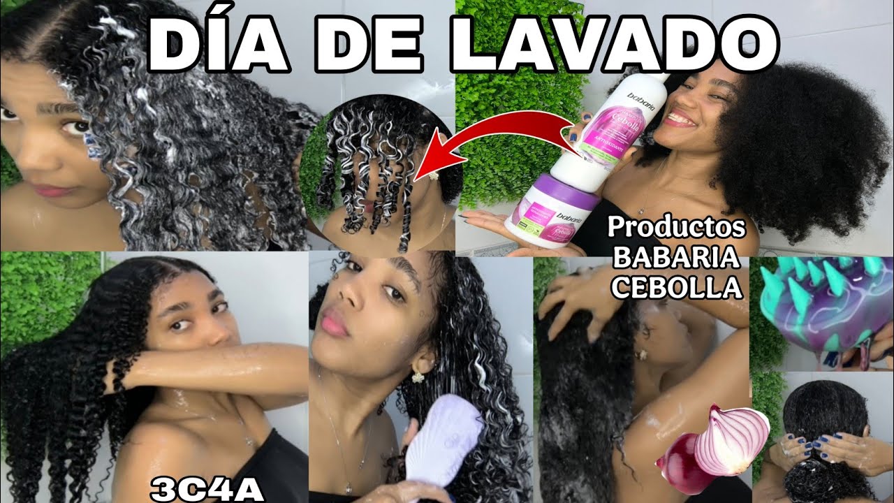 RUTINA DE LAVADO CON BABARIA CEBOLLA ¿VALE LA PENA? |CRECIMIENTO RÁPIDO CON CEBOLLA|Rachell Santos