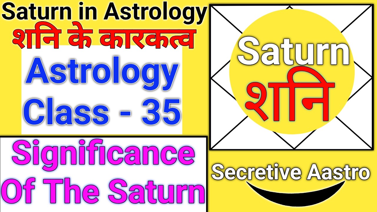 Saturn in Astrology | Shani Ke Karakatva | Astrology Class 35 #saturninastrology #saturnastrology 
