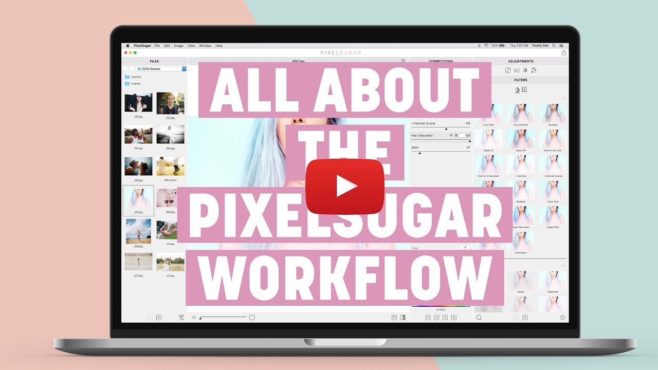 All about the PixelSugar workflow
