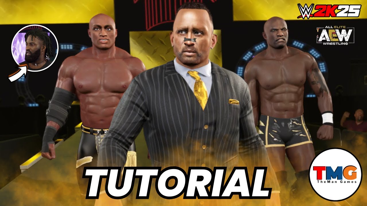 WWE 2K25: Бобби Лэшли, MVP, Шелтон Бенджамин, The Hurt Syndicate (обучение).