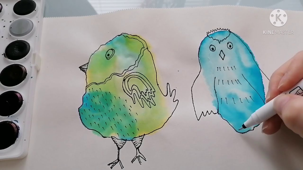 Výtvarka s Katkou : Ilustrácia - akvarel [PRE DETI]