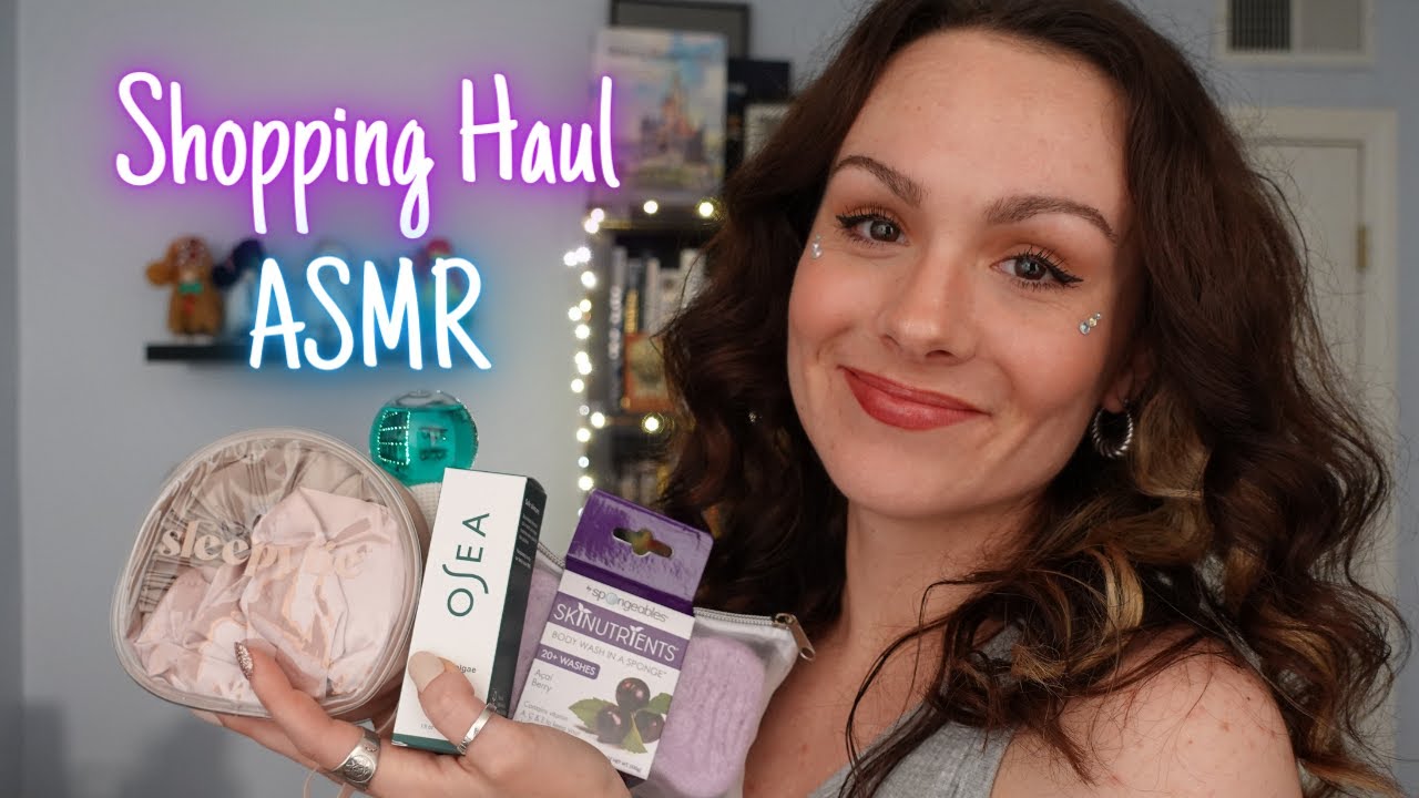 ASMR Super Tingly Shopping Haul Show & Tell (Soft Spoken)