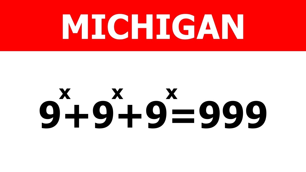 MICHIGAN | Este Problema Parece Fácil Pero Muchos Fallan