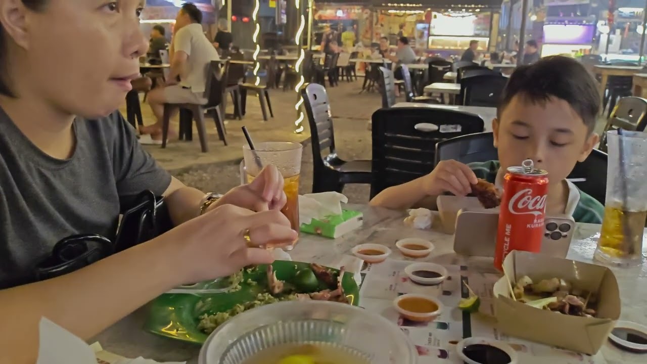 Dinner sup salai ikan terung asam di Mahligai Asap