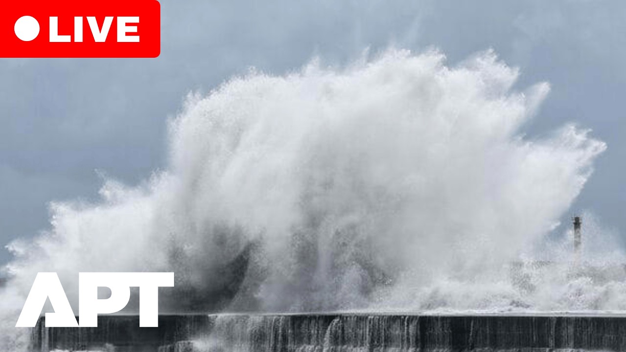 LIVE: Super Typhoon Bavi Batters Taiwan's Northeast Coast with Powerful Winds & Heavy Rain | APT