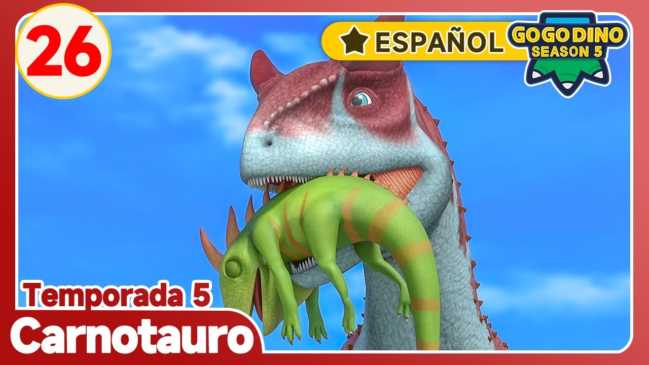 ✨ El último ✨ GOGODINO T5 EP26 Carnotauro, el dinosaurio toro | Dinosaurio | Animación | Aventuras