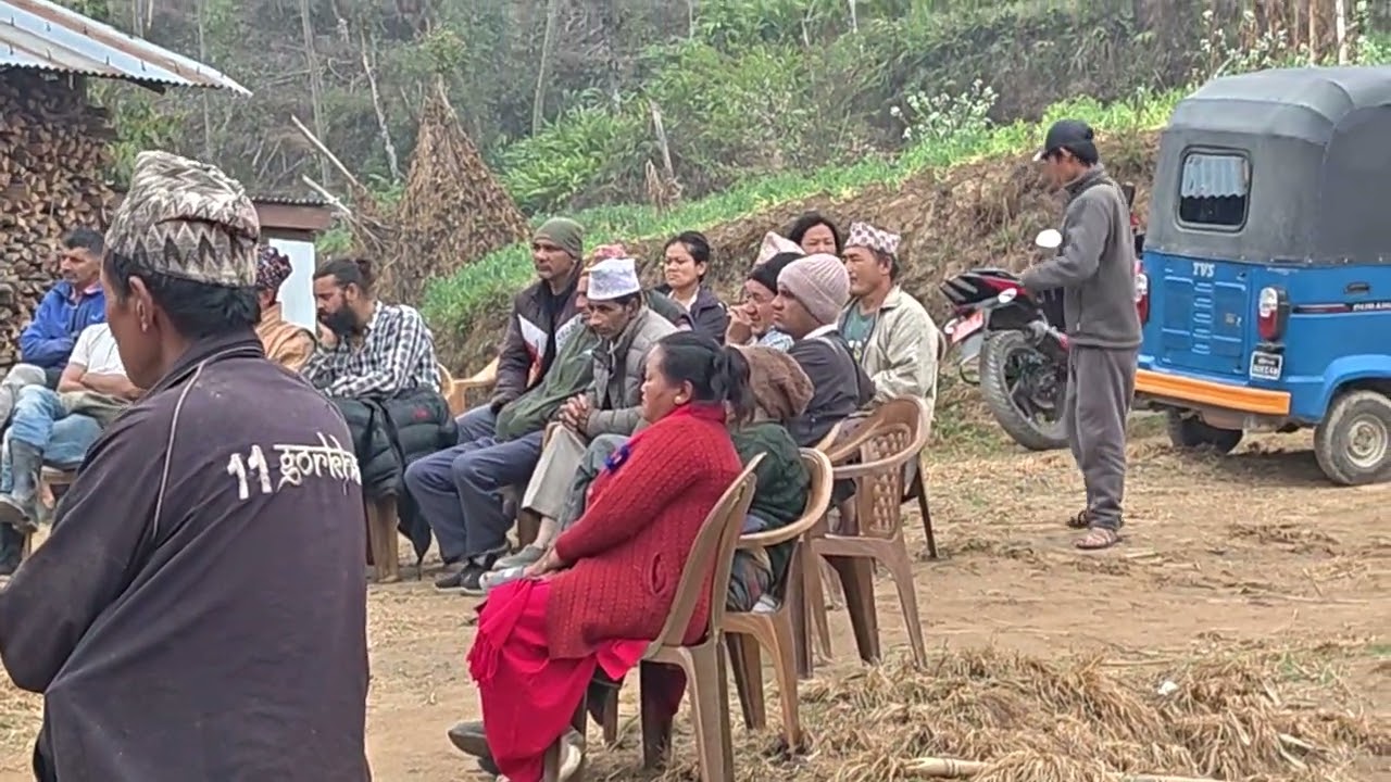 हाम्रो छथर जोरपाटी को सिधुवा बालबिकास परेवा चोक रोड को बैठक 