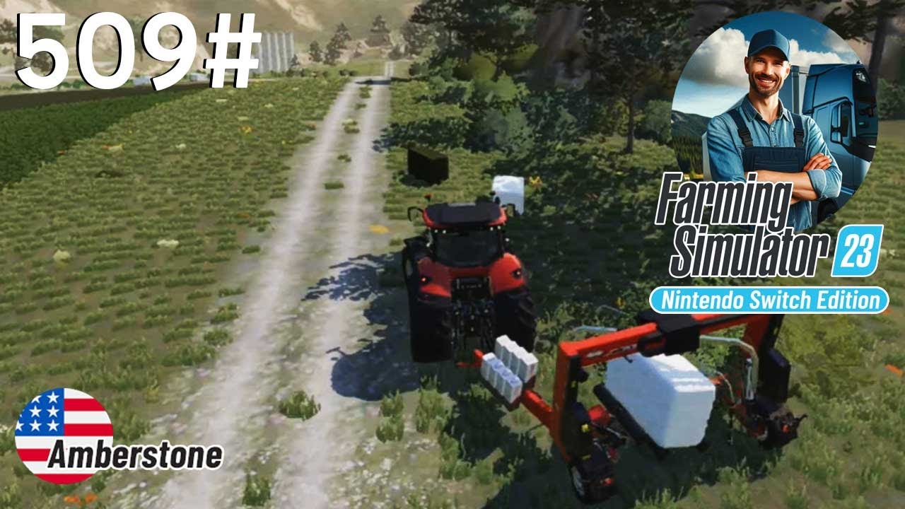 FS 23 - 509. Soybean Harvest, Silage Bales Making and Transport