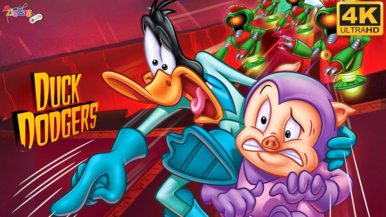 Duck Dodgers Starring Daffy Duck | All Cutscenes | N64 4K @ZigZagGamerPT