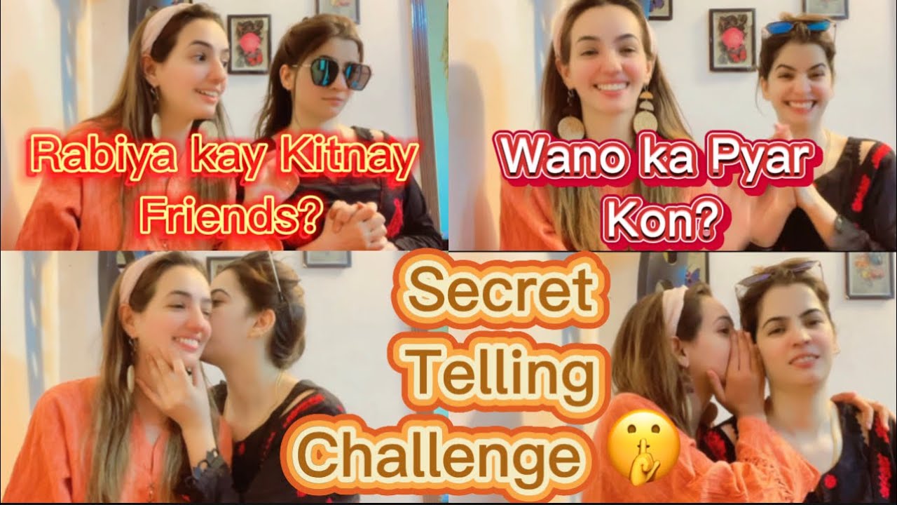 Secret Telling Challenge (Part 2) || Saray Raaz Hamaray Khul Gaye 🫣🥱||  Behan Or Behan Ka War 😂