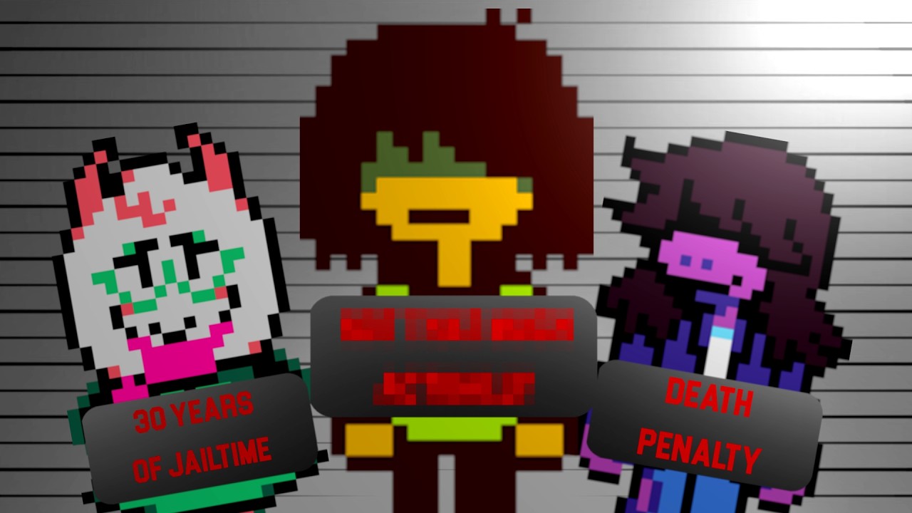 Если бы персонажи Deltarune были обвинены в своих преступлениях