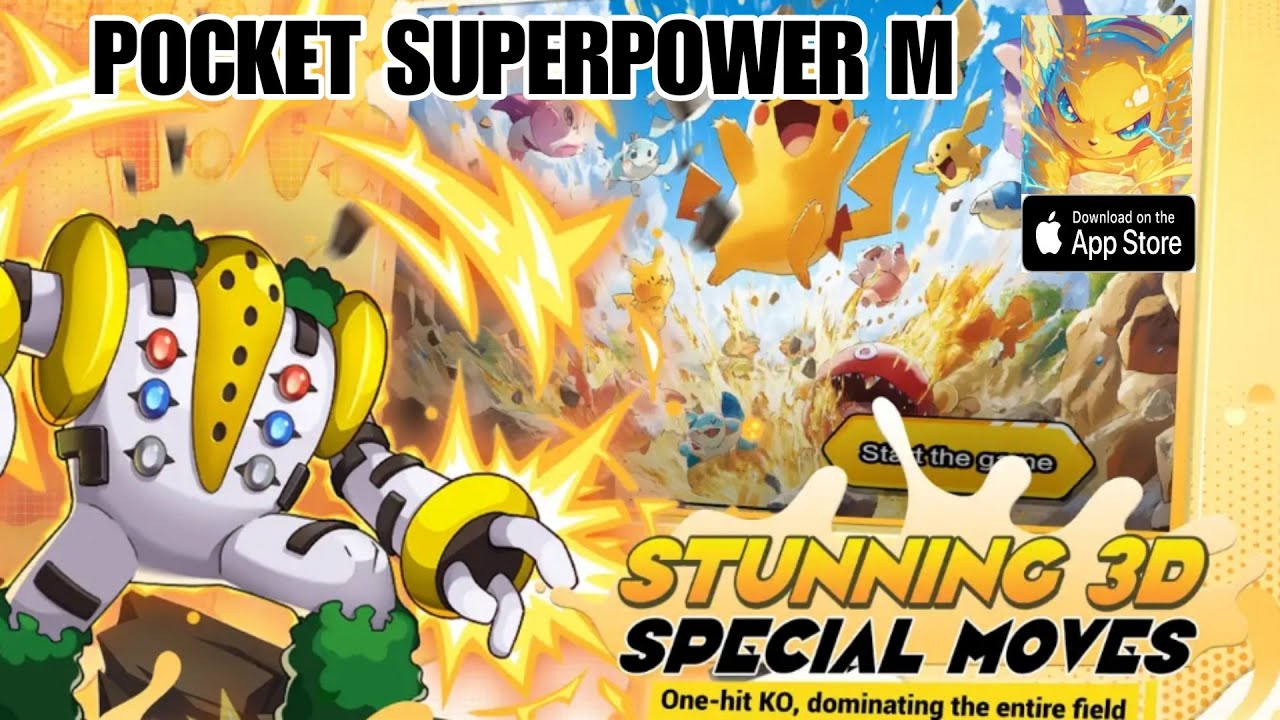 Pocket Superpower M Gameplay - Pokemon RPG Game iOS