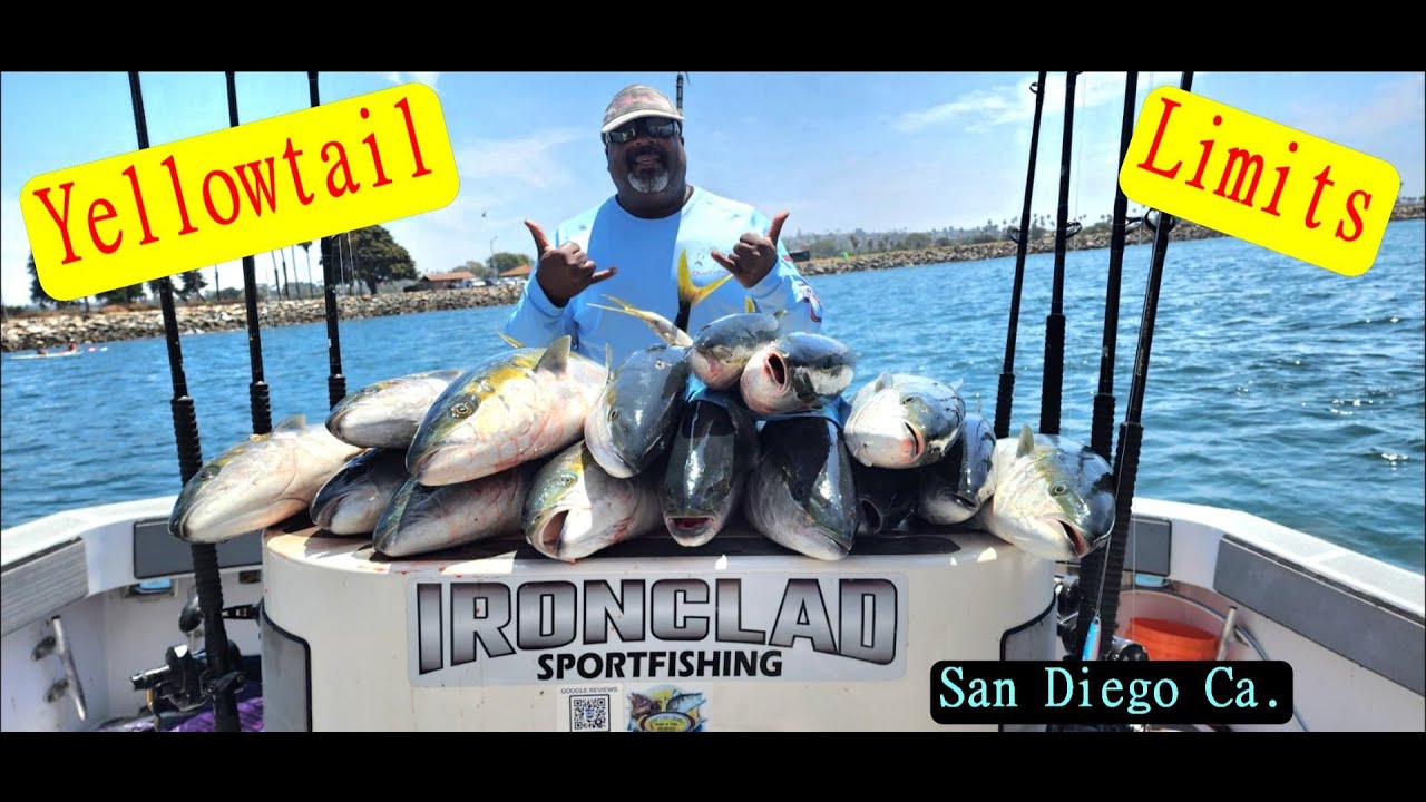 Yellowtail Fishing On The Ironclad | San Diego Ca.