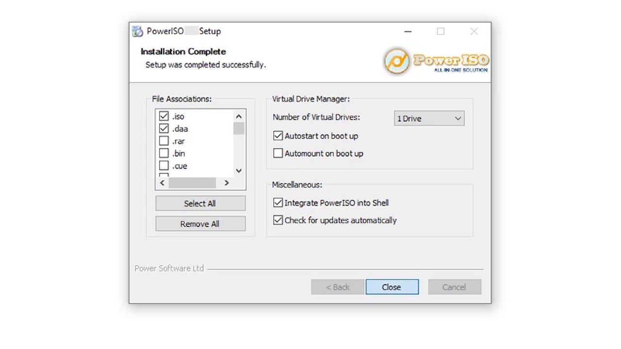 Tutorial Install PowerISO