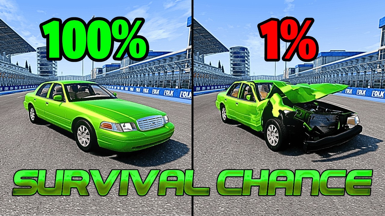 Realistic Survival Chance Crashes #261 | BeamNG.drive