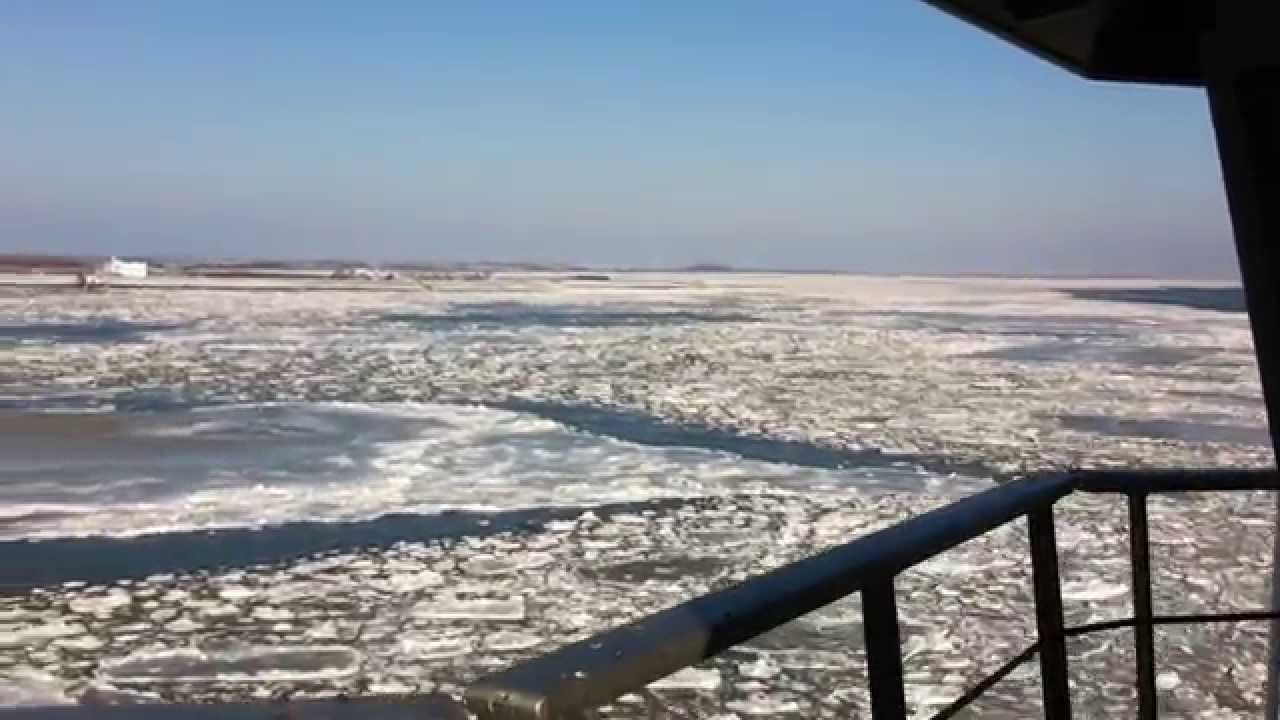 Texel Teso Schulpengat in het ijs deel 2 uitval laag water