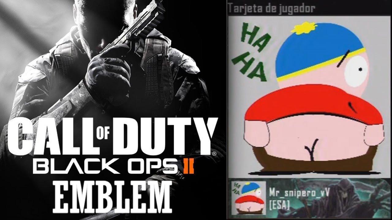 Black Ops 2 // Eric Cartman Emblema (tutorial) (Speed Art)