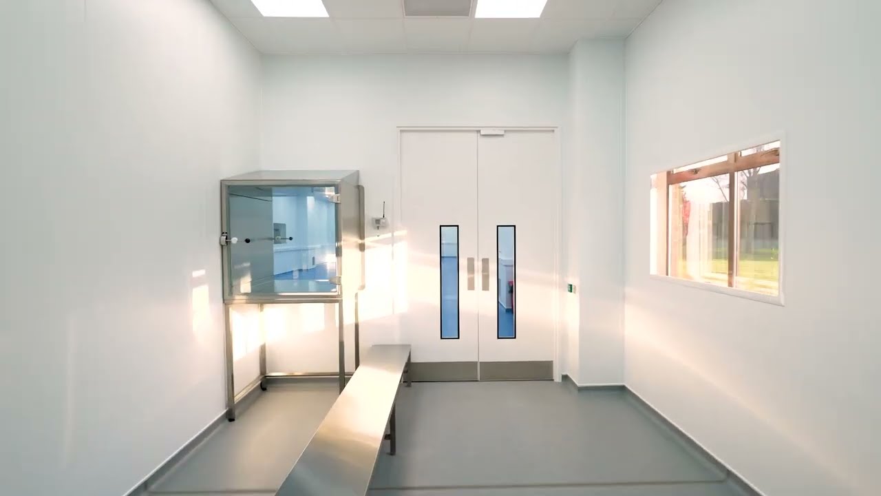 300sqm ISO7 Medical Device cleanroom tour