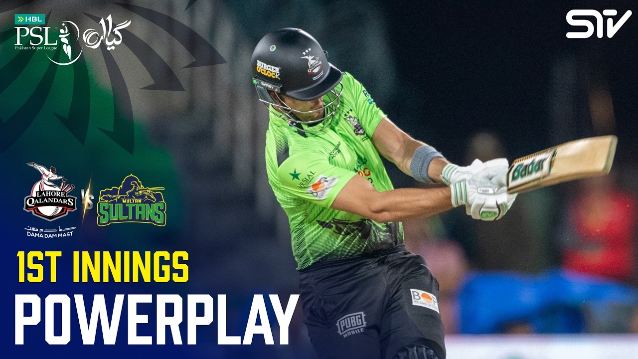 1st Innings Powerplay | Lahore Qalandars Vs Multan Sultans | Match 11 | HBL PSL 11 2026 | MZB1J