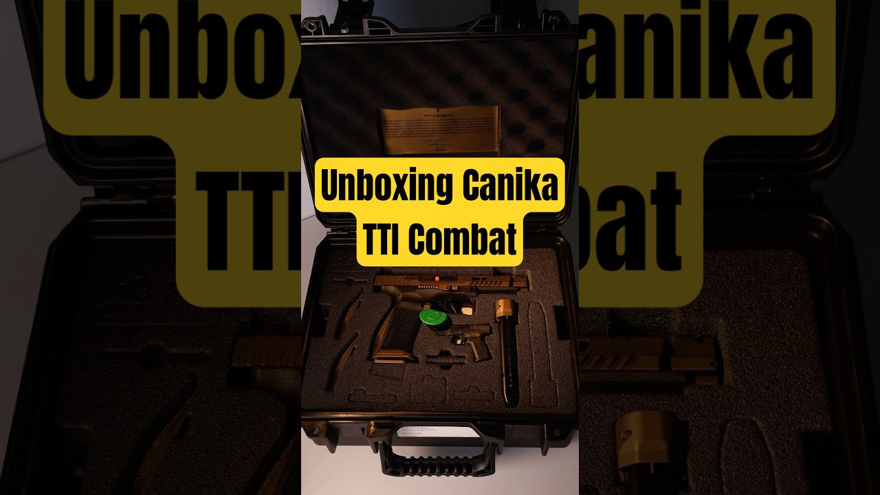 Co jest w walizce Canika TTI Combat #caniktti #kolba.pl #tarantactical #canik
