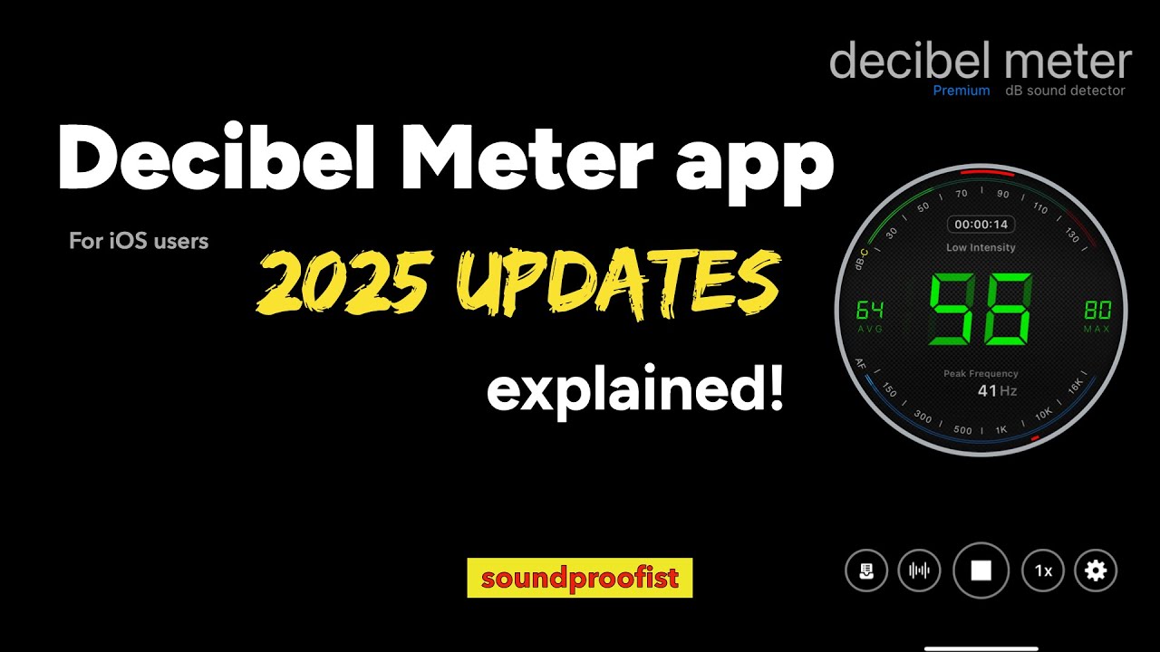 Top DIY soundproofing tool gets better! Decibel Meter app new features explained