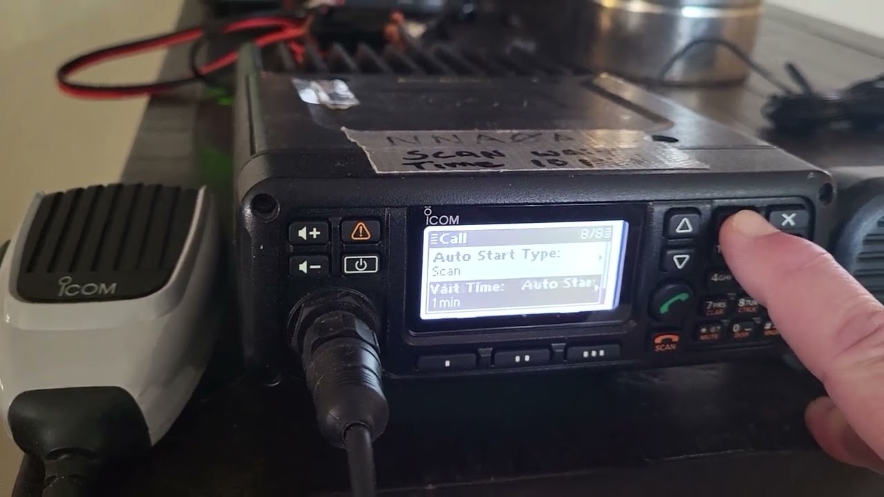 F-8101 programing menu changes without a computer