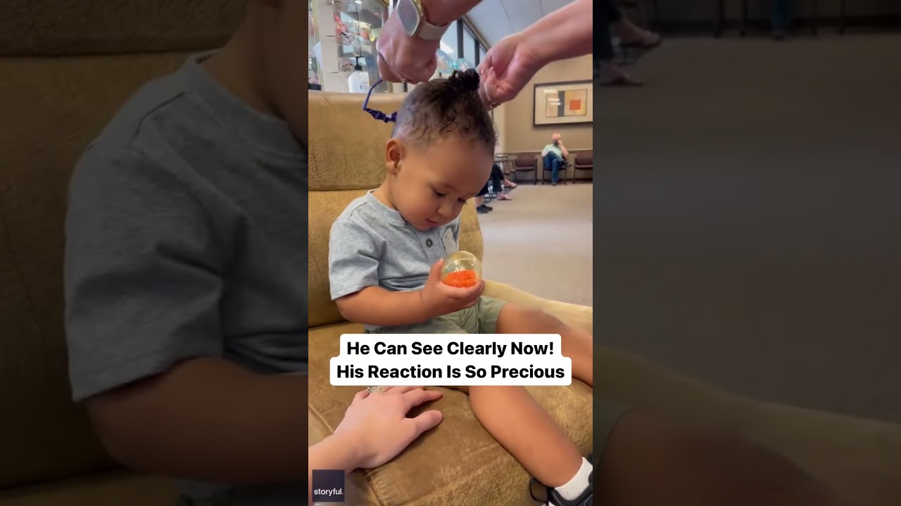 His reaction was the cutest thing!! 