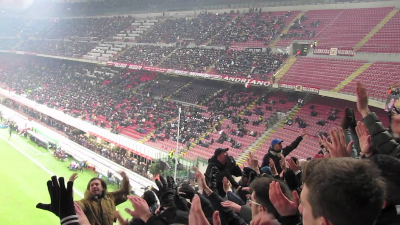 Milan vs Juventus 1-2 settore ospiti Coppa Italia Milano