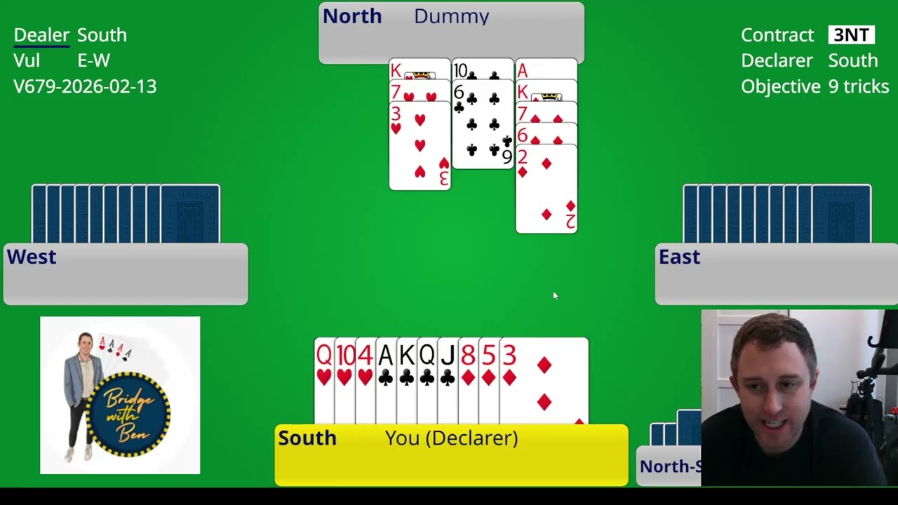 Play problem 8: reading your opponents signals and counting winners