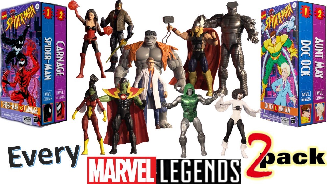 Every Marvel Legends 2-packs Toybiz and Hasbro Comparison List