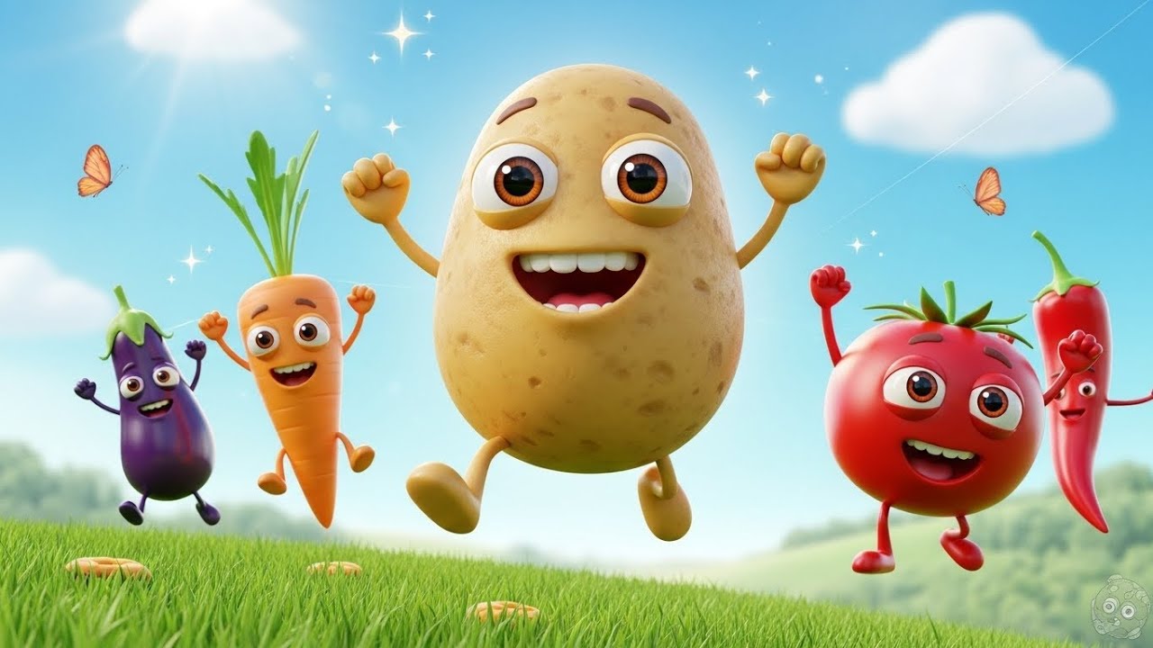 Funny Vegetable Dance Song | Healthy Eating Song for Toddlers